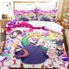 3D Kawaii Girl Miss Kobayashi's Dragon Maid Bedding Set Anime three-piece Set Adult Kid Bedroom Duvet Cover Sets Home Textiles
