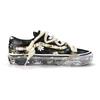 Vans Old Skool Slip Resistant Abrasion Resistant Low top Skateboard Shoes Unisex Black White VN000D3HY28(Team405-)
