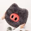 Funny Big Nose Pig Plush Toys Round Pig With Detachable Nose Pillow Cartoon Pink Gray Piggy Doll Birthday Gifts Room Decoration