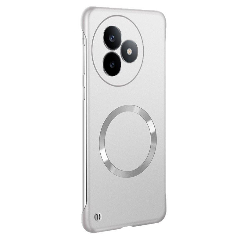 Frameless Magnetic Metallic Paint Phone Case Compatible with Xiaomi 15 PRO Simple K80 Pro Precision Hole K80 Supreme Edition