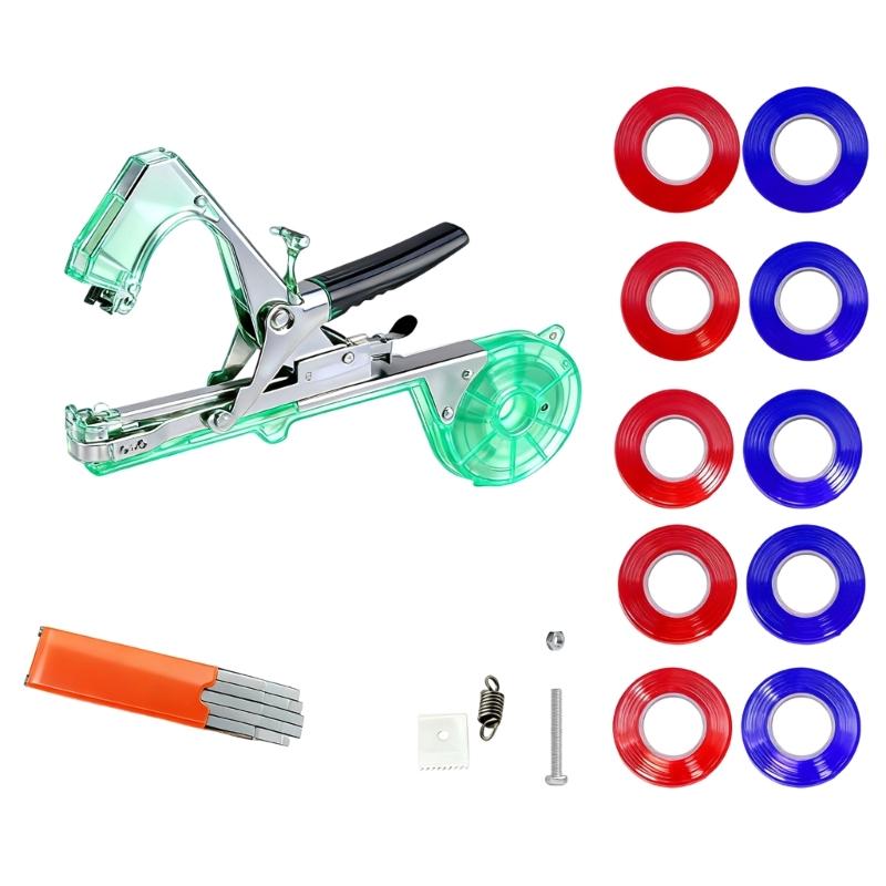 Manual Plant Tying Tool with Straps for Versatile Use in Gardens and Farms Durable Construction Vine Binding Tool