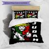 Rastafari Lion of Judah 3pcs Bedding Set Duvet Cover Closure Includes 1 Duvet Cover & 2 Pillowcases for All Seasons Bedroom Home Dorm Decor