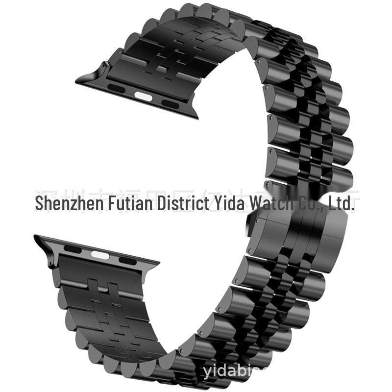 

Совместимый ремешок из нержавеющей стали для Apple Watch 8/7/6/5/Ultra 42/44/45/46/49mm чёрный