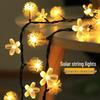 Solar Waterproof Outdoor Decorative Garden Lights - Hanging Fairy Light Strip for Trees and Courtyards