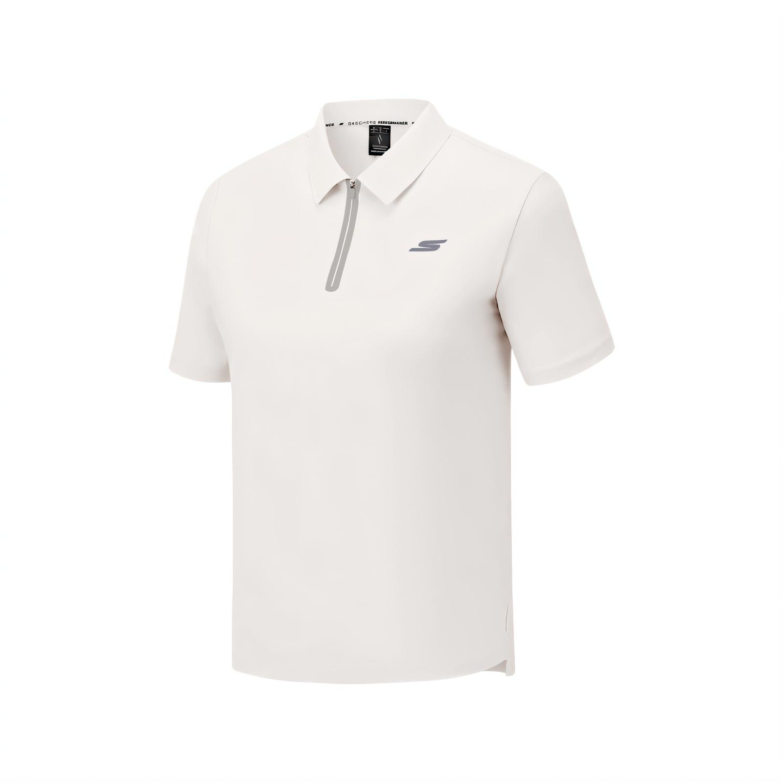 Skechers Comfort Sports Series Simple Versatile Casual Short Sleeve Polo Shirt Women tops P325W097-01B4 S