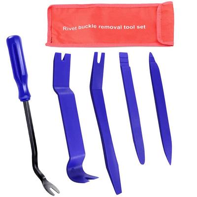 Kit d'outils 5 pièces pour le démontage de l'autoradio et du panneau de tableau de bord