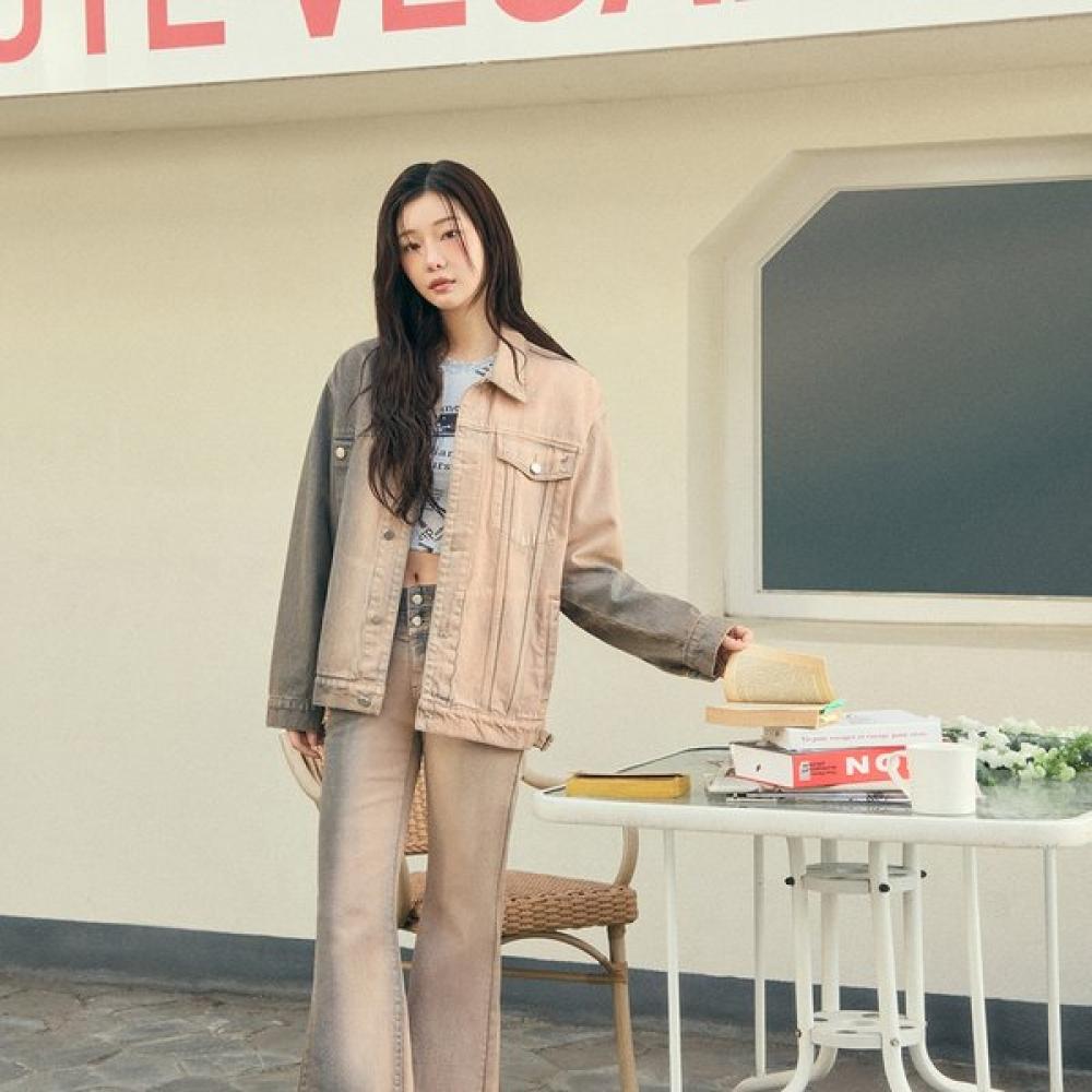 EGOIST Gradient Bootcut Denim Pants Es2dp360