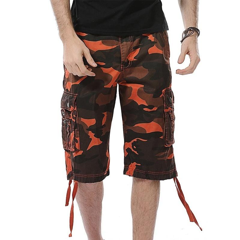 JAYSCE Mens Fashion Cargo Shorts 100%Cotton Casual Summer Work Sprots Pants Classic Short