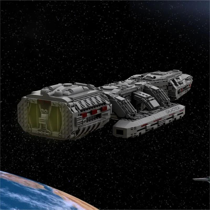 MOC Battlestar Galactica Model Building Blocks Interstellar Movie Puzzle Bricks Spaceship Set Puzzle Technology DIY Toy Kid Gift