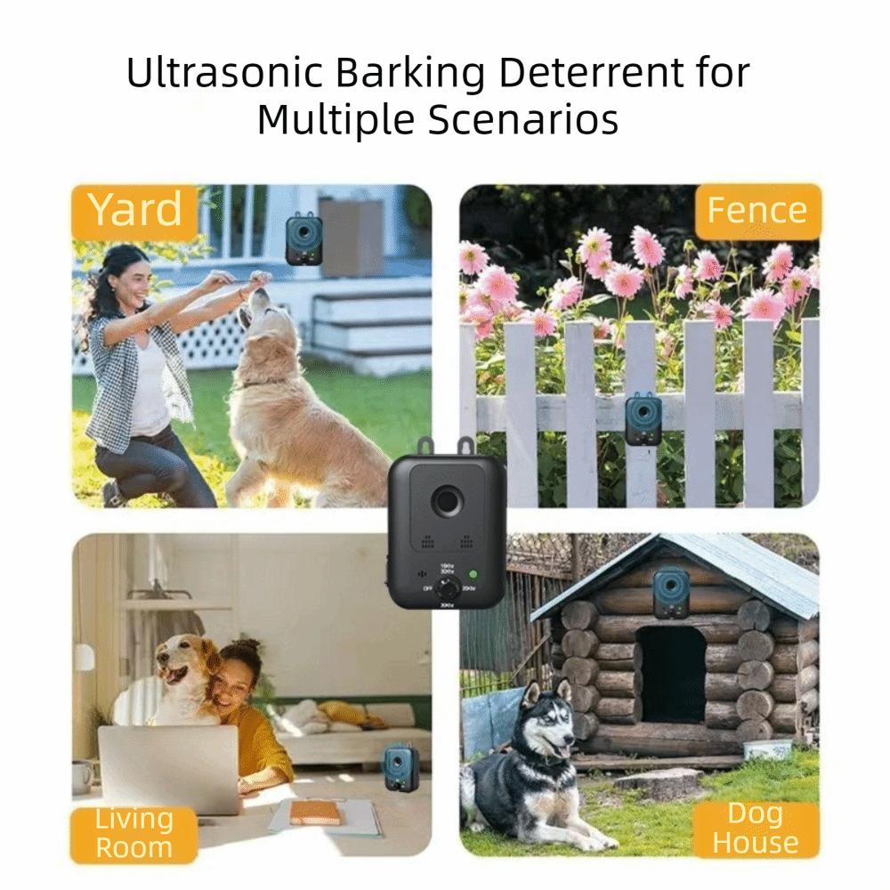 Intelligent Dog Anti Barking Devices Waterproof Rechargeable Ultrasonic Dog Stop Long Battery Life Automatic Bark Control