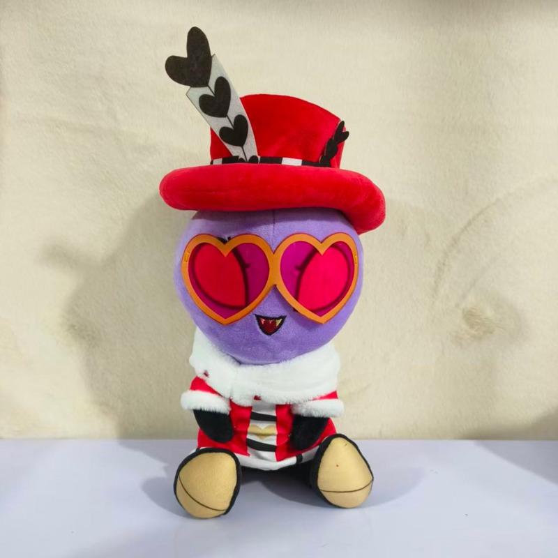 New Hazbin El Vox Val Plush Helluva Boss Blitzo Plush Doll Cute Anime Peripherals Loona Vox Shark Plushie Toy Gift For Kid