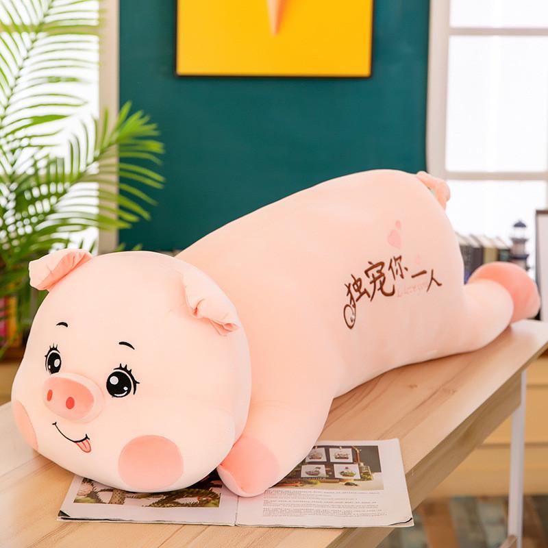 Adorable Pig Plush Pillow For Girls Cozy Bedside Cushion With Pp Cotton Stuffing