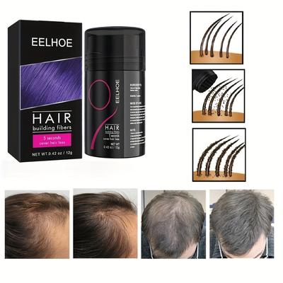 Thick Hair Fiber Powder, Hair Volume Increase Fiber, Thick Hair Hair Beauty Powder, Plant Fiber Powder