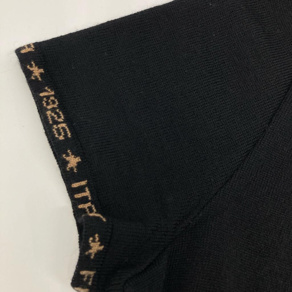 Fendi 1525637 Short-sleeved Knit Tops 42 blackUsed