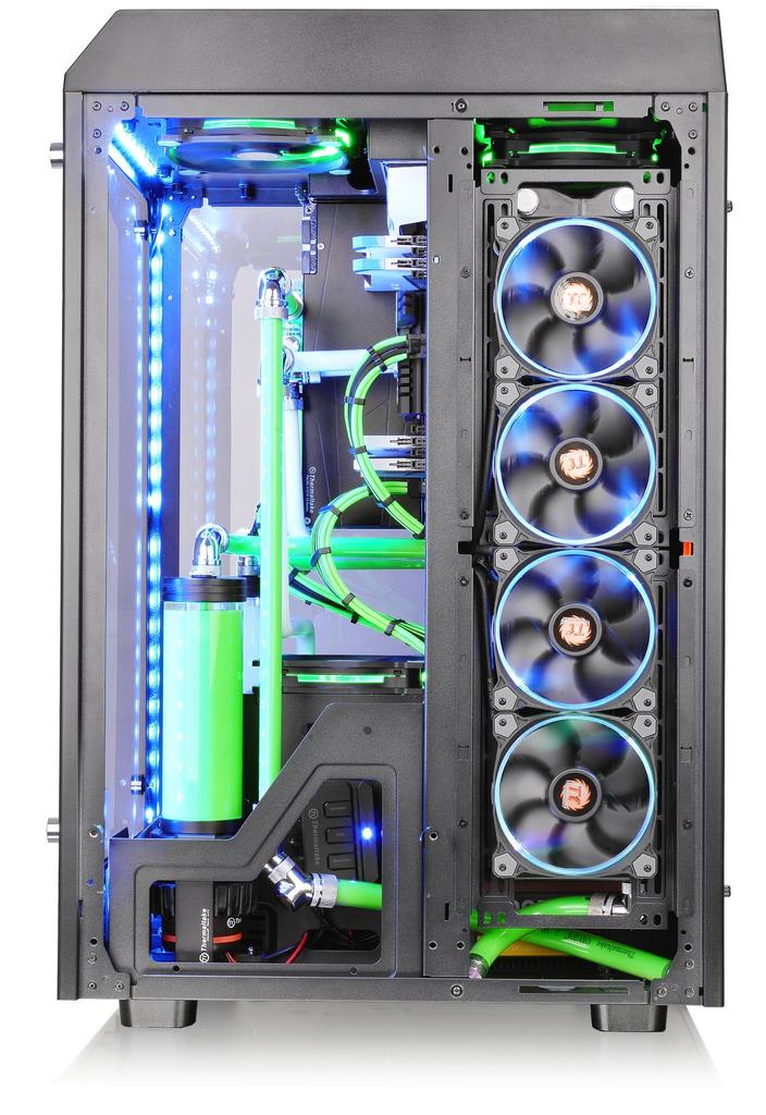 Obudowa komputera Thermaltake TT Premium The Tower 900 Full Tower ze szkła hartowanego CS6788 3-stronna CA-1H1-00F1WN-00