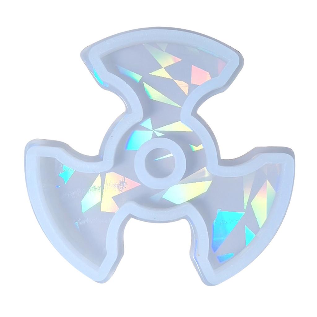Crystal Holographic Fingertip Gyro Ornament Crafts Silicone Mold Suitable for Epoxy Diy Crafts Jewelry Making Home Decor