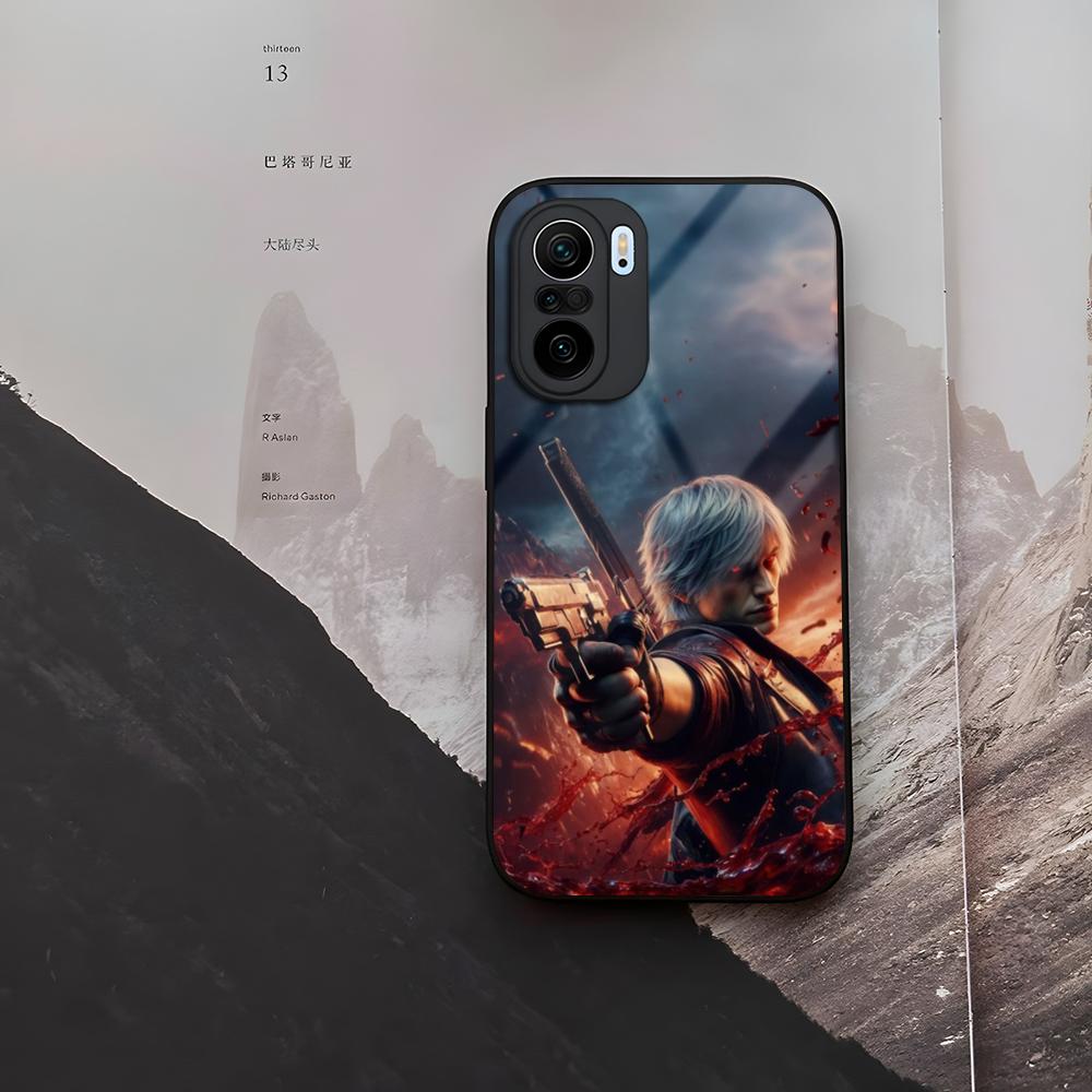 

D-DEVIL-Game-MAY-CRY Phone Case Tempered Glass For Xiaomi 15 14 12 Lite Pro 13 11t Lite POCO M6 M5 X6 X5 X3 F5 F6 Pro Cover Xiaomi 12 Pro