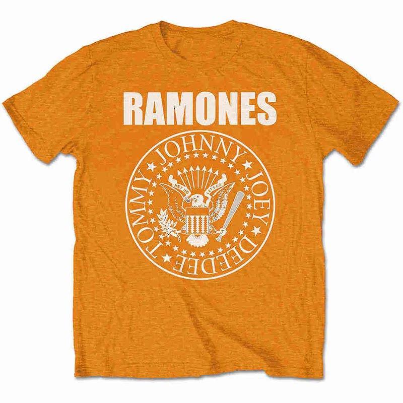 2026 Ramones Band - Amerikanische Legendäre Punk Band - Rock Retro Druck Kurzarm T-Shirt T Shirt