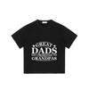 Black T-Shirt Great Dads Get Promoted To Grandpas Print for Father Day Gift Family Celebration