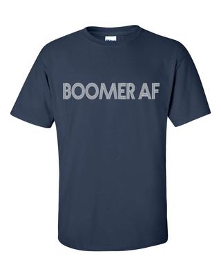 T-shirt unisexe à manches courtes pour adulte Boomer AF drôle