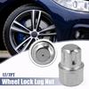 Car Anti Theft Wheel Lock Wheel Lock Lug Nut Silver Tone Steel Screw Removal Key 17/7PT Accessories Maximum 120Nm Key Screw