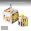 2Piece infant Activity Cube, Educational Musical Toy, Multifunctional Drum Large Battery