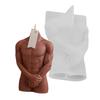 Food Safe Muscle Body Figurine Mold Crafting Moulds Silicone Texture Suitable for Party Decorating Projects and Home