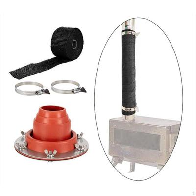 Anneaux de protection ignifuges pour cric de poêle de tente, tuyau d'aération de camping extérieur pour yourte