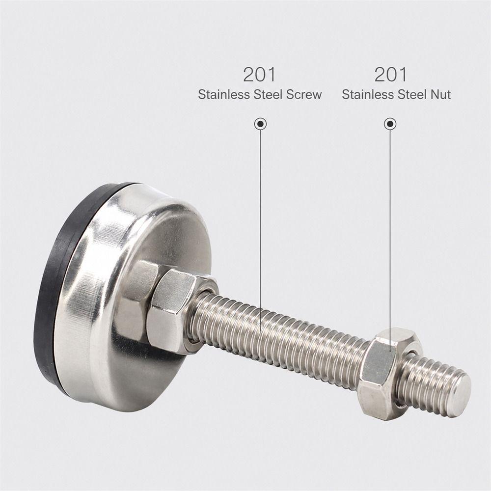 1Pcs 304 Stainless Steel Furniture Leveling Foot Table Leg Leveler  for Office Household Leveling
