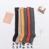 Knee Socks Women'S Boots Autumn And Winter Pure Cotton Thickened And Velvet Thermal Stockings White High Tube Terry Knee Stockings