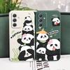 Panda House Phone Case For Samsung Galaxy A17 A56 A36 A26 A16 A06 A54 A34 A24 A14 A55 A35 A25 A15 A05 A05S A04S A04E 4G 5G Cover