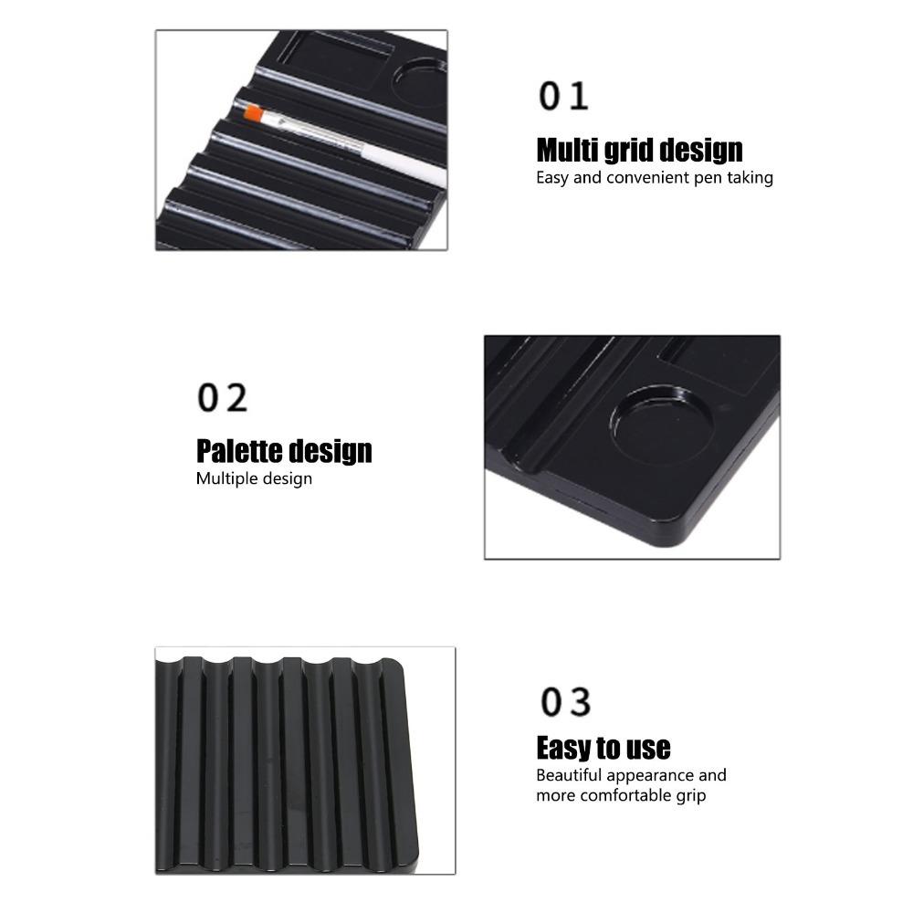 4PCS Multifunction Multifunction Nail Brush Rack DIY Nail Painting Auxiliary Accessory