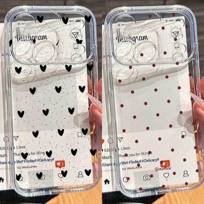 Fashionable Love Pattern Phone Case For Oppo Realme Note 70 15 14 13 12 C63 C53 C55 11 C35 C33 C31 C30 9 10 Pro Plus 5G TPU