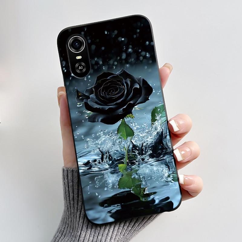 For ZTE Blade A31 Plus / BladeA31 Case Matte Black Aesthetic Luxury Cute Cool Boys Girls Pattern Casing Soft Silicone Back Cover