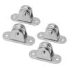 Small Pulley Block Stainless Steel Silent Pulley Roller Wall Mounted Fixed Pulley for DIY Equipment