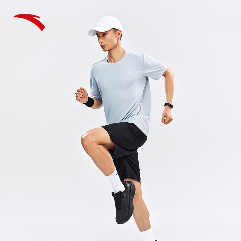 Anta Men's Quick-Dry Sports T-Shirt & Shorts Set