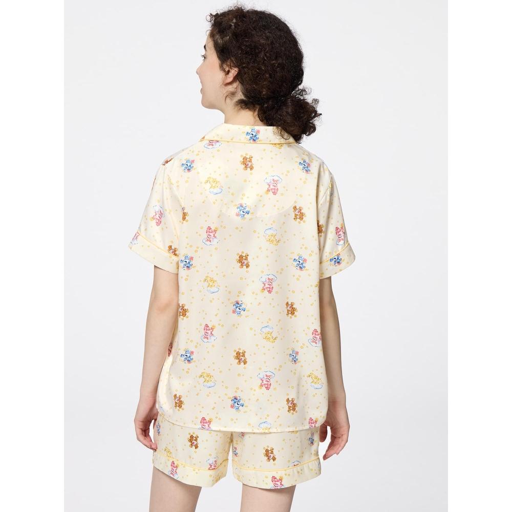 GU by Uniqlo Satin Pajamas  Short Sleeve   Shorts  Care Bears