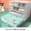 Multi-layer Transparent Acrylic Makeup & Stationery Organizer with Drawer Compartments