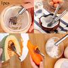 Manual Stainless Steel Shredded Coconut Scraper Knife Home Coconut Grater Scraping Coconut Meat Scraper Fish Fruit Planing
