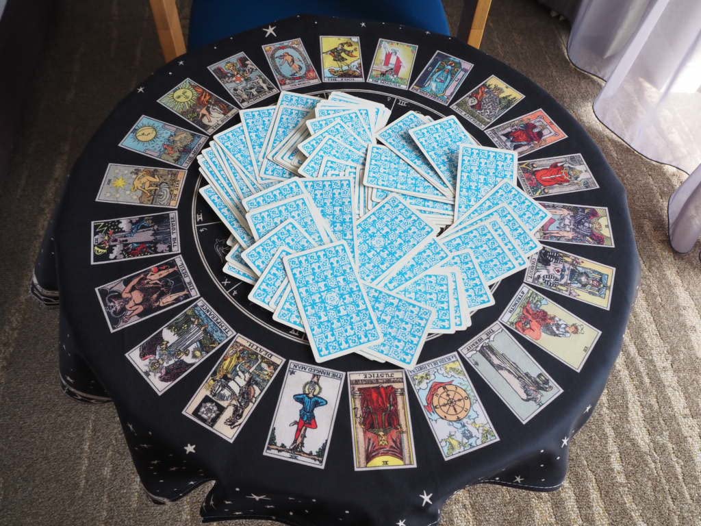 RELIGHT Tarot Magic Wall Interior Curtain 100 X 75 Tapestry, Magic, Divination, Tricks, Hanging, (Black (Tarot Cards, Thin), Cm)