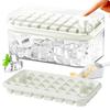 Press The Ice Grid Mold To Remove Ice with One Click. Food Grade Household Large Capacity Ice Storage Ice Maker Ice Cube Mold