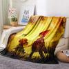 Outside the Garden Wall  Print Flannel Blanket, High quality Comfortable for All Seasons, Home Decor, Warmth and Comfort