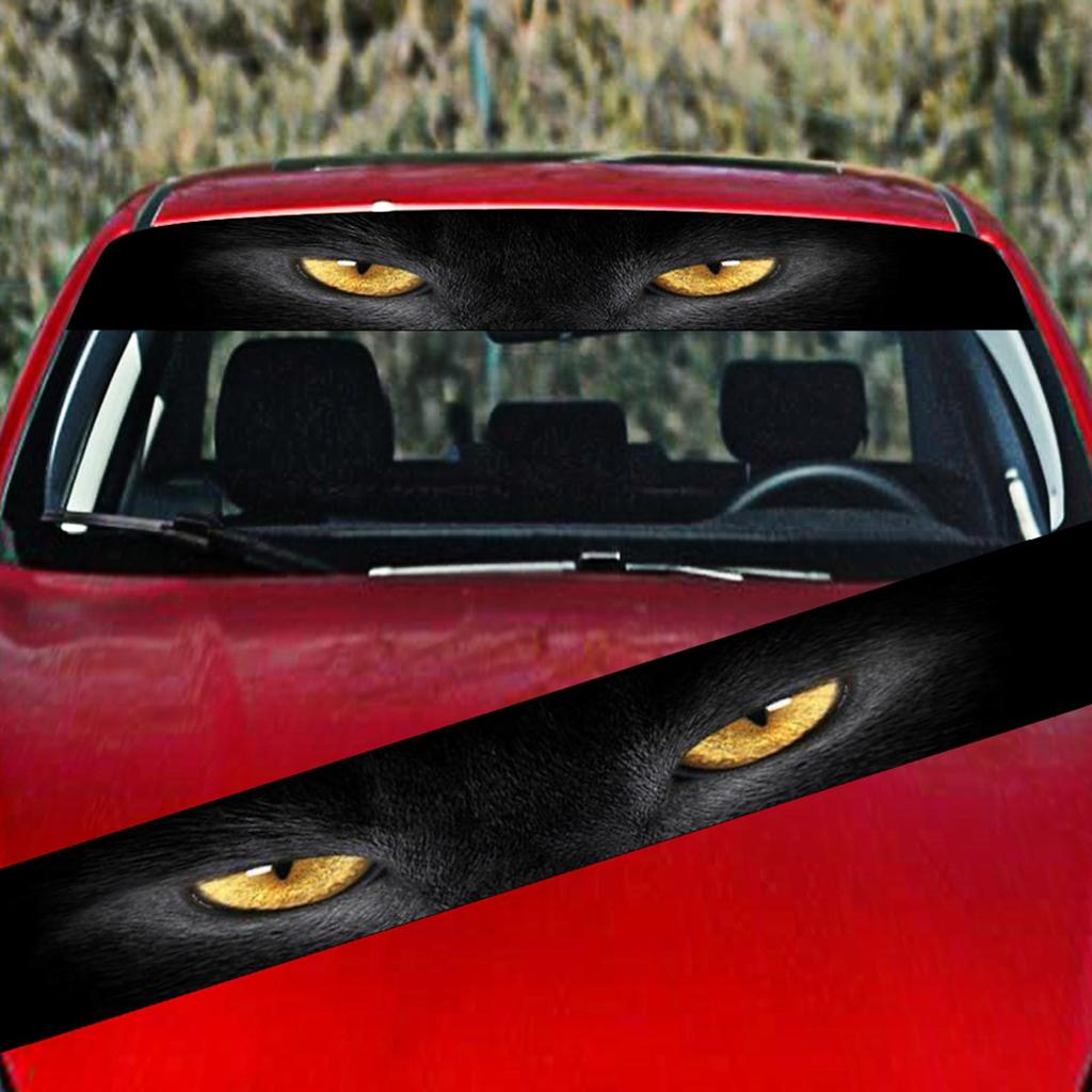 Přední nálepka na auto, Zadní sluneční clona Dekorace 3D stereoskopická nálepka na auto Dekorace do auta Nálepky