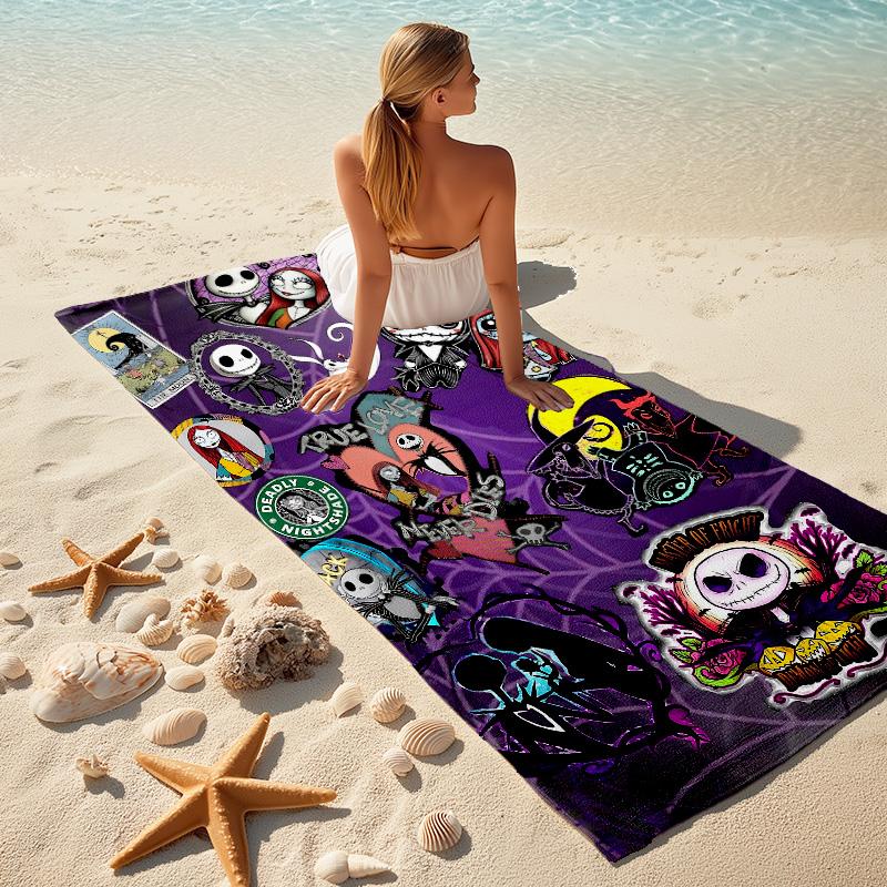 1pc Ethereal Angel Graveyard Microfiber Beach Towels Quick Dry Towel Sand Beach Towels Pool for Travel Swim Pool. S7290160