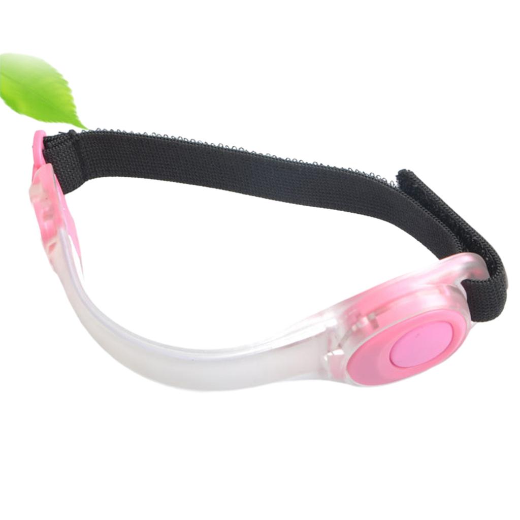 LED Light Up Armband Reflective Adjustable Wearable Silicone Running Belt Strap LED Bracelet Night Running Wristband