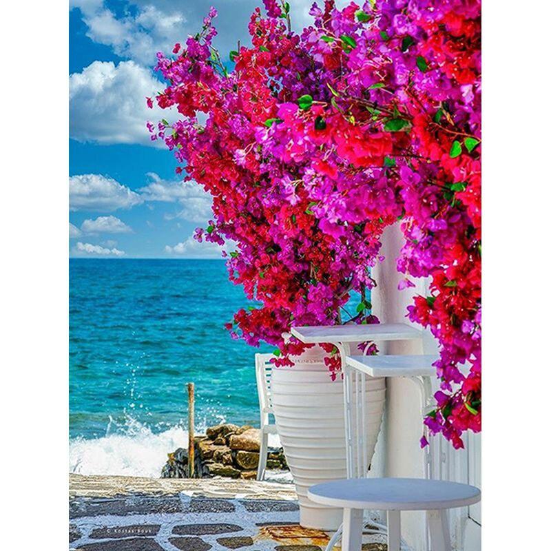 

5D DIY Алмазная картина Пейзаж Вышивка крестиком Алмазная мозаика Набор для вышивания пейзажей Полный круглый домашний декор Full Round 40x50CM