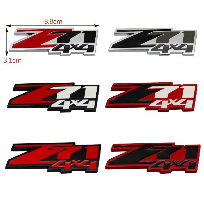 3D Metal Car Front Grille Emblem Badge Car Body Fender Rear Trunk Upgrade Version Modification Accessories Sticker Decal