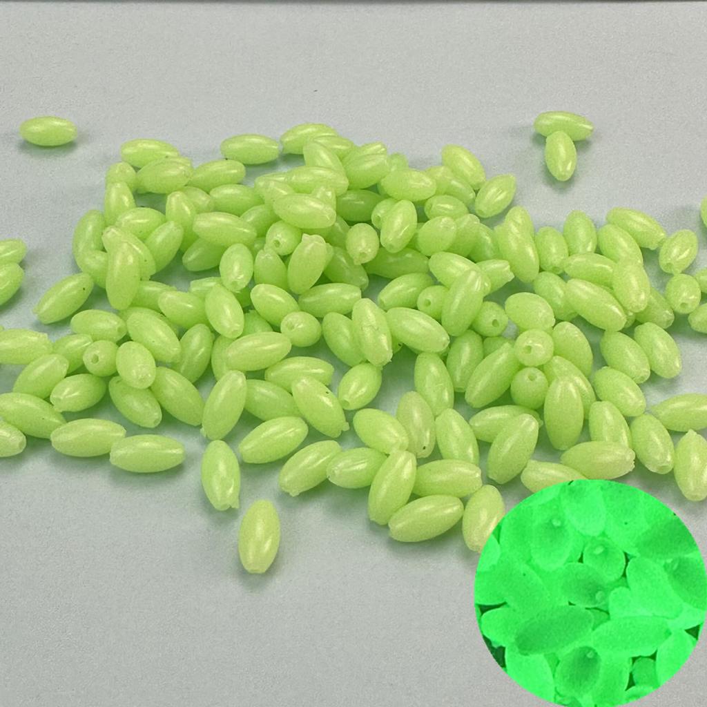 Leuchtende Olivenbohnen-Fischposen - Auffälliges zylindrisches Design für Angelzubehör