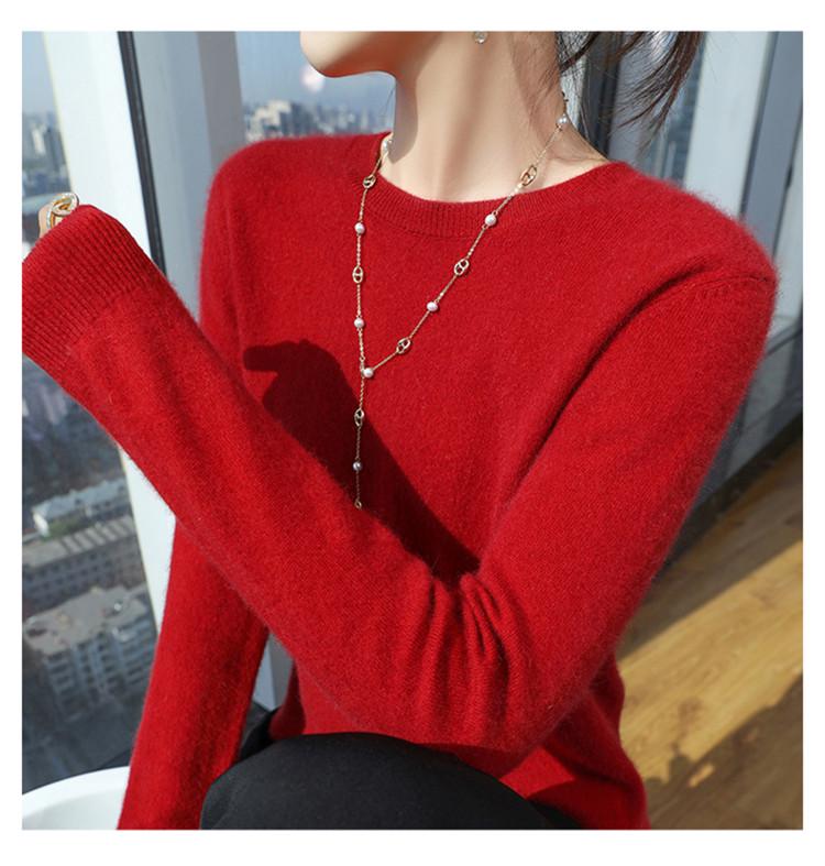 Women's Premium Pure Wool Slimming Knitwear Top
