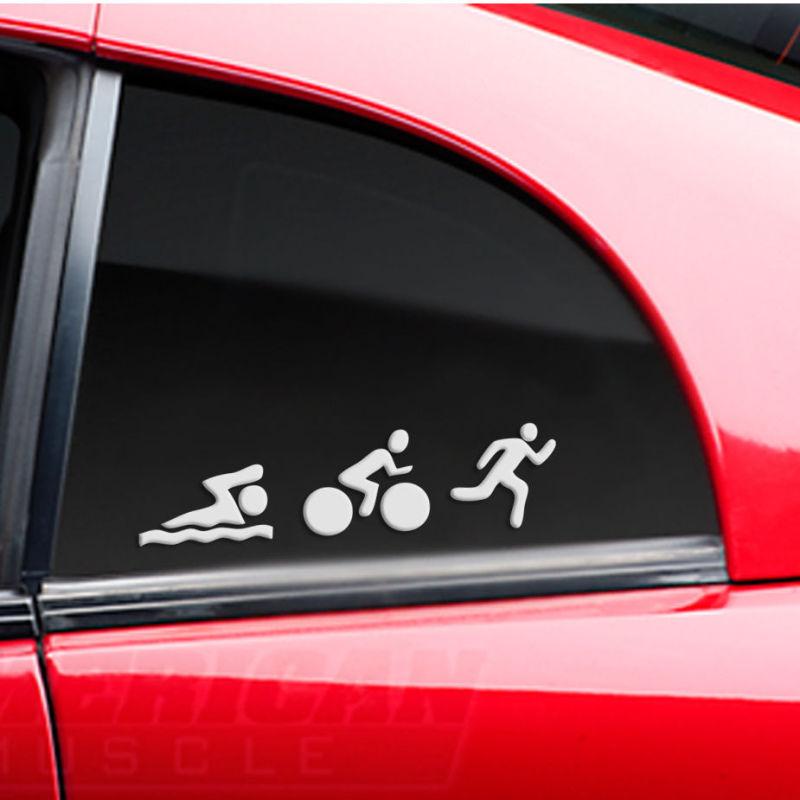 Buy Triathlon Sticker Car Reflective Decals Decoration at affordable